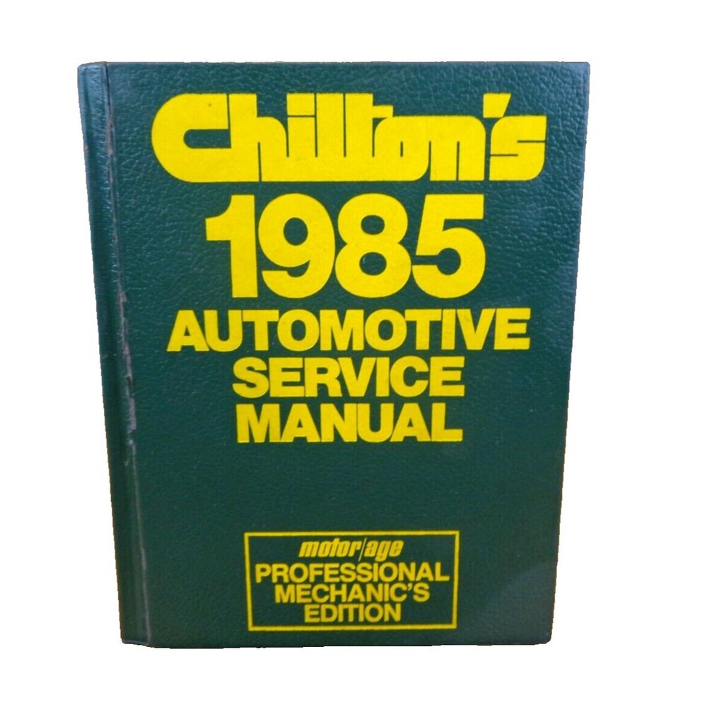 Chilton Automotive Service Vintage Manual Professional Mechanic's Edit 1985 VGUC
